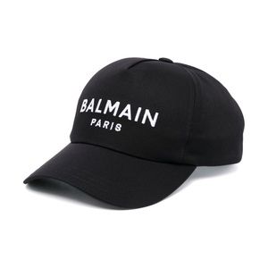 Balmain Embroidered-logo cap